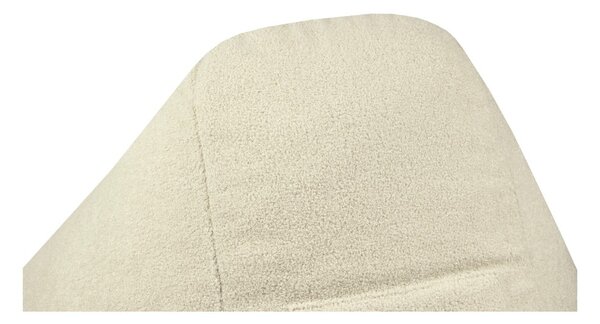 Jasnoszary worek do siedzenia z materiału bouclé Snug 100 – SLOWDOWN