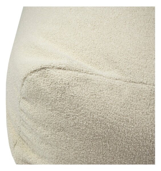 Jasnoszary worek do siedzenia z materiału bouclé Snug 100 – SLOWDOWN