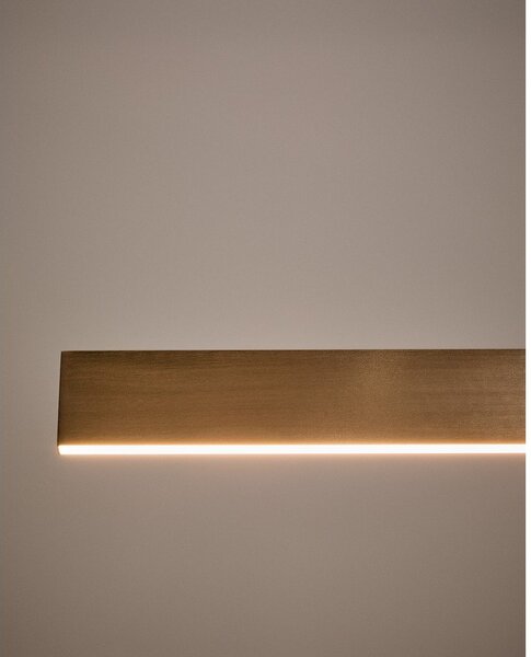 Lampa wisząca LED w kolorze srebra z metalowym kloszem Boadella – Kave Home