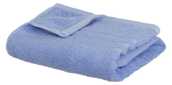Niebieski bawełniany ręcznik frotte 50x100 cm Simple – Casa Selección