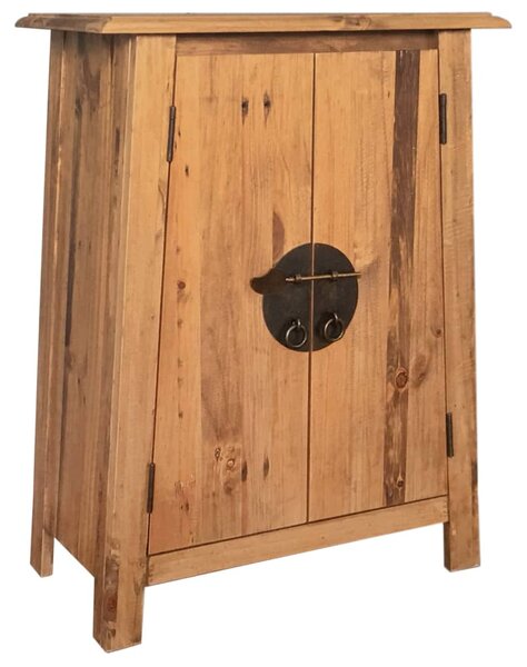 Szafka do łazienki, lite drewno sosnowe, 59x32x80 cm
