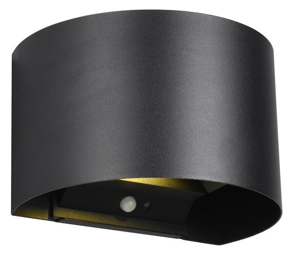 Lampa zewnętrzna ścienna LED z czujnikiem ruchu (wysokość 10 cm) Talent – Reality
