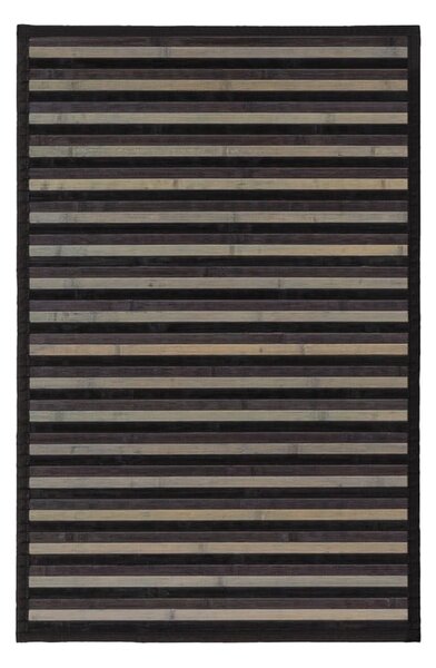 Szary bambusowy dywan 60x90 cm – Casa Selección