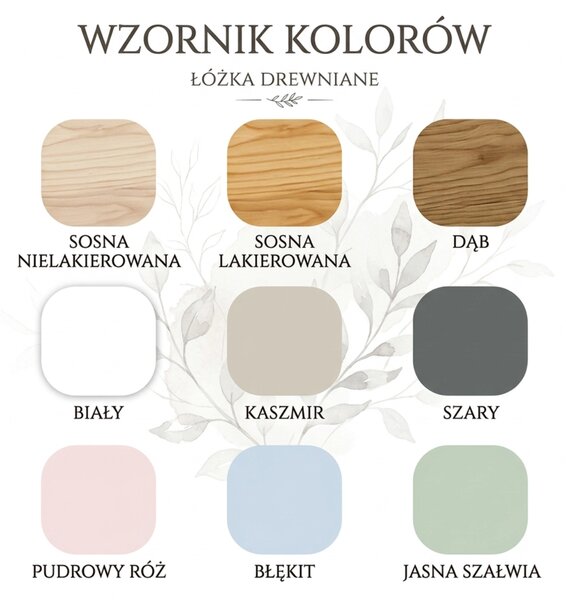 Łóżko pojedyncze z domkiem do zabawy Aspen - Wybór koloru