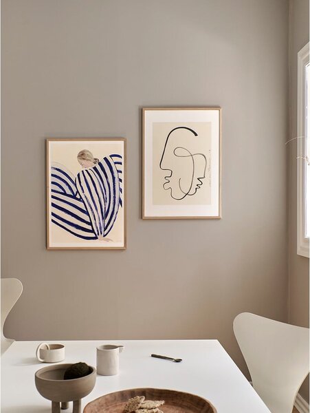 Plakat 30x40 cm Blue Stripe at Concorde – Sofia Lind – The Poster Club