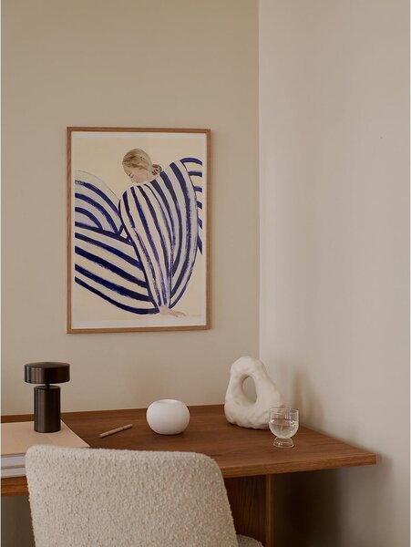 Plakat 30x40 cm Blue Stripe at Concorde – Sofia Lind – The Poster Club