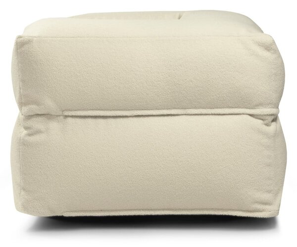 Jasnoszary worek do siedzenia z materiału bouclé Sofa MooG – SLOWDOWN