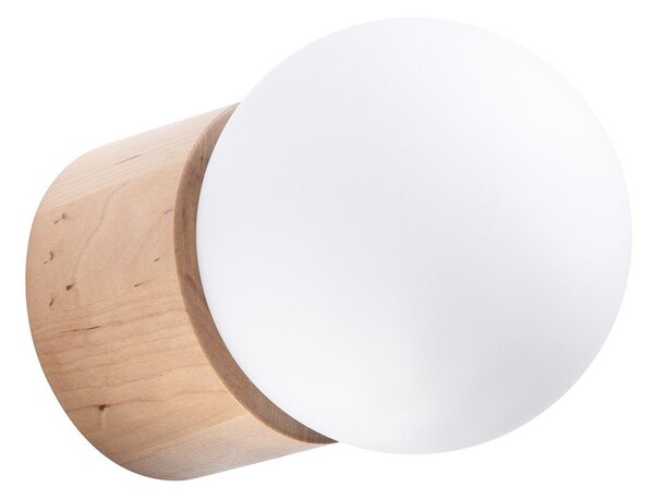 Biało-naturalny kinkiet ø 12 cm Surtur – Sollux