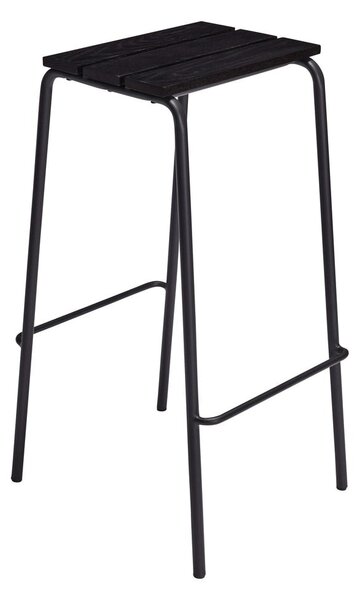 Czarne hokery zestaw 2 szt. (wysokość siedziska 76 cm) Stilt – Hübsch
