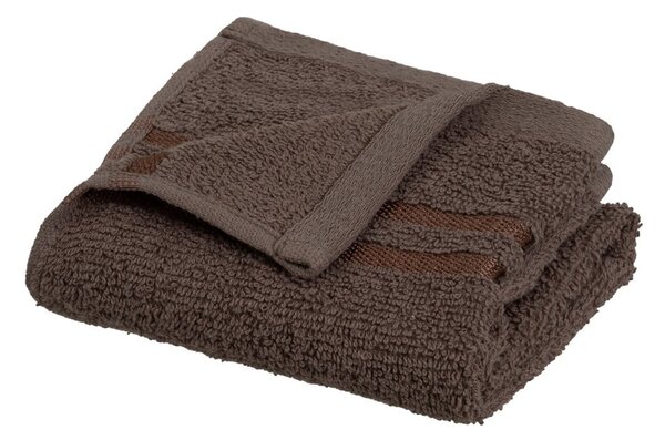 Brązowy bawełniany ręcznik frotte 30x50 cm Simple – Casa Selección
