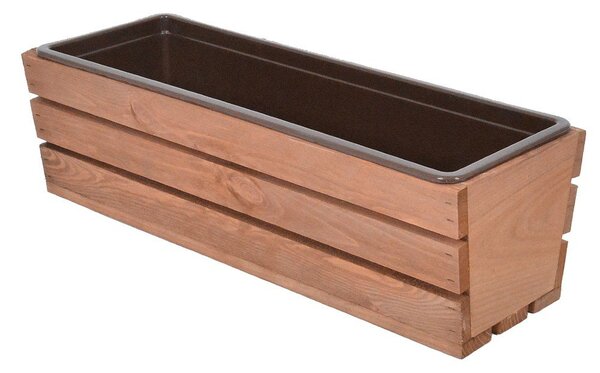 Drewniana doniczka 51 cm Modern – Rojaplast
