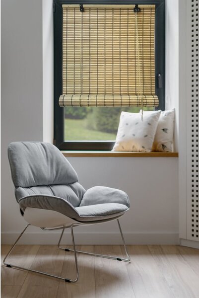 Bambusowa roleta w naturalnym kolorze 60x160 cm Java – Gardinia