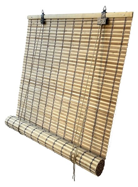 Bambusowa roleta w naturalnym kolorze 60x160 cm Java – Gardinia