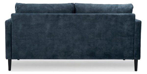 Ciemnoszara sofa z aksamitnym obiciem Scandic Adagio, szer. 153 cm
