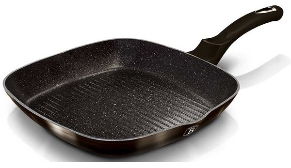 Patelnia grillowa BERLINGER HAUS Shiny Black BH-6611 28 cm
