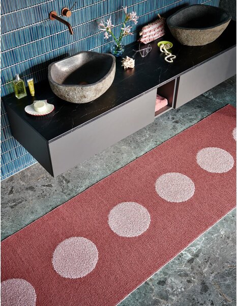 Jasnoczerwony chodnik odpowiedni na zewnątrz 70x200 cm Vera Pop Blush – Pappelina