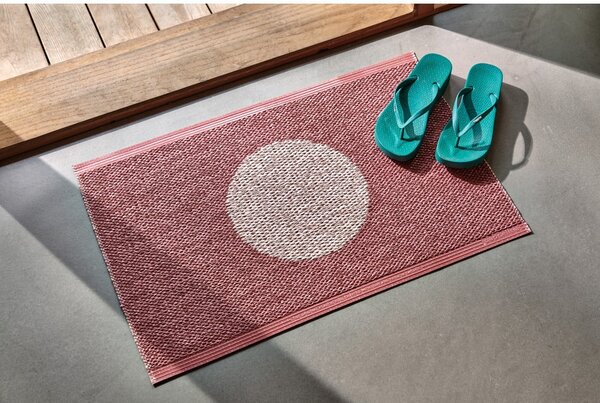 Jasnoczerwony chodnik odpowiedni na zewnątrz 70x200 cm Vera Pop Blush – Pappelina