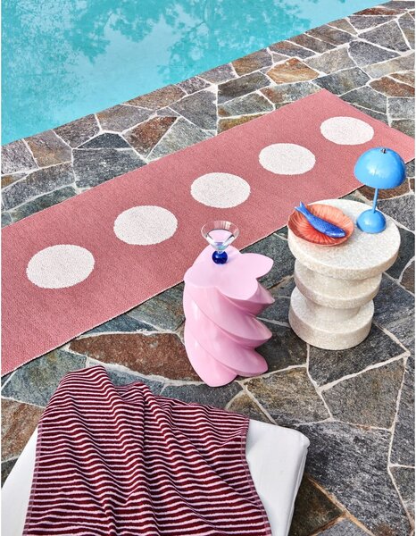 Jasnoczerwony chodnik odpowiedni na zewnątrz 70x200 cm Vera Pop Blush – Pappelina