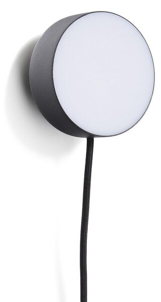 Czarna metalowa lampa punktowa LED ø 8,5 cm Orey – Kave Home