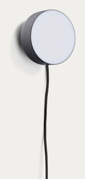 Czarna metalowa lampa punktowa LED ø 8,5 cm Orey – Kave Home