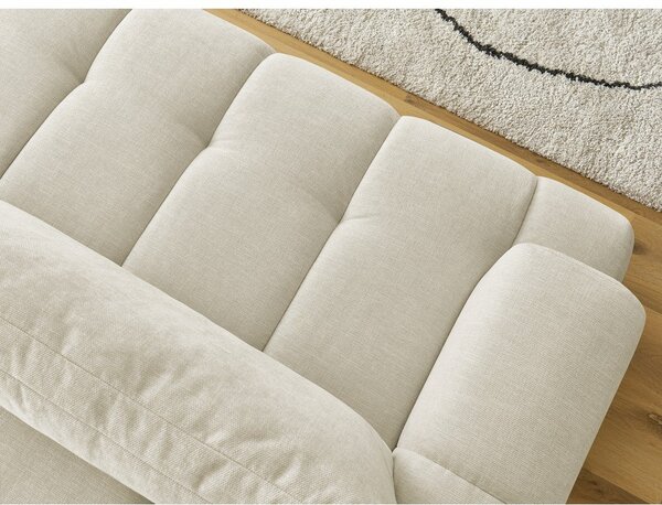 Beżowa rozkładana/ze schowkiem sofa 251 cm Fuji – Bobochic Paris