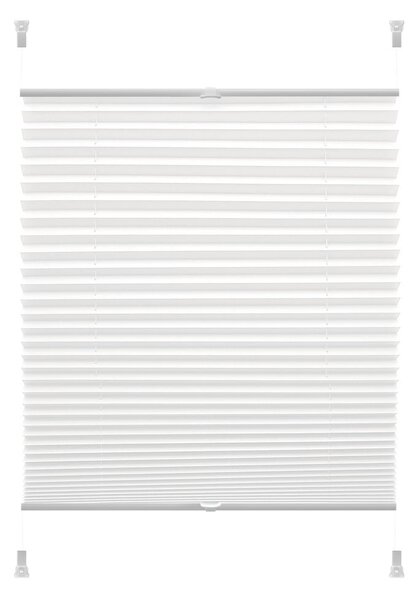 Biała roleta 42,5x150 cm Plisé Verona Termo – Gardinia