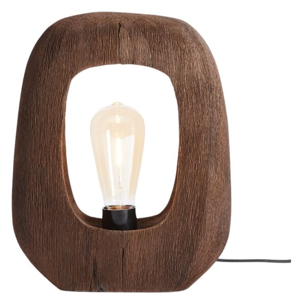 Brązowa lampa stołowa (wysokość 30 cm) Kelafo – Light & Living