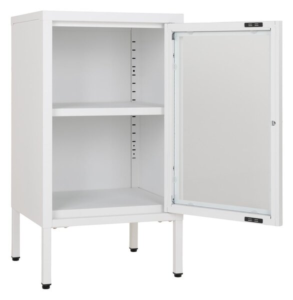 Biała metalowa witryna 38x70 cm Dalby – House Nordic