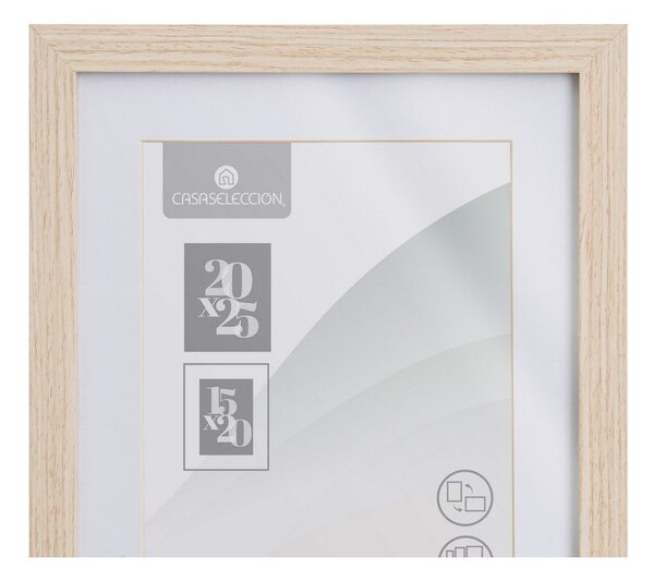 Ramka stojąca/ścienna w naturalnym kolorze 22,5x28 cm Sencillo – Casa Selección