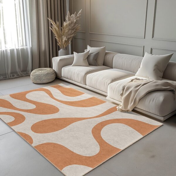Pomarańczowy chodnik odpowiedni do prania 60x230 cm Caramel Latte – Mila Home