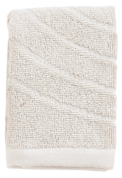 Jasnoszary bawełniany ręcznik frotte 30x30 cm Time – Zone