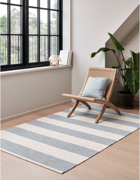 Jasnoniebiesko-kremowy chodnik odpowiedni na zewnątrz 70x225 cm Bob Blue Fog – Pappelina