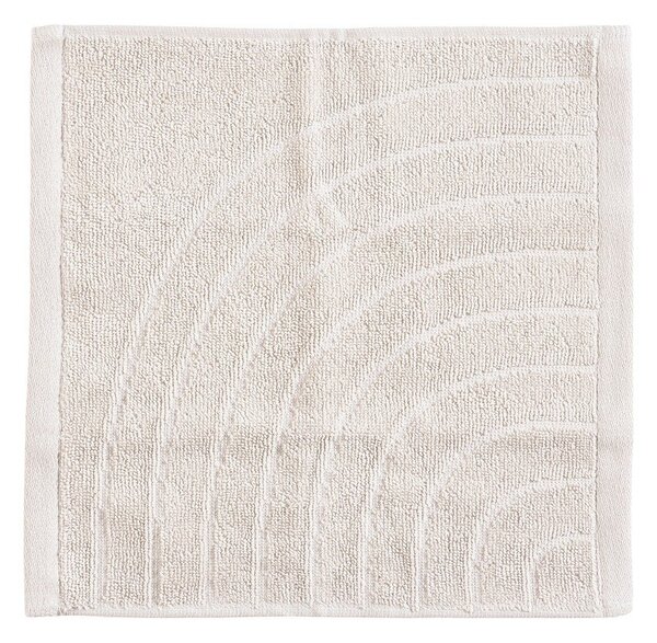 Jasnoszary bawełniany ręcznik frotte 30x30 cm Time – Zone