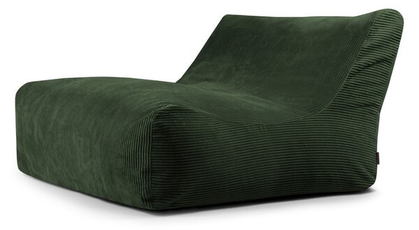 Zielony sztruksowy worek do siedzenia Sofa Lounge – SLOWDOWN