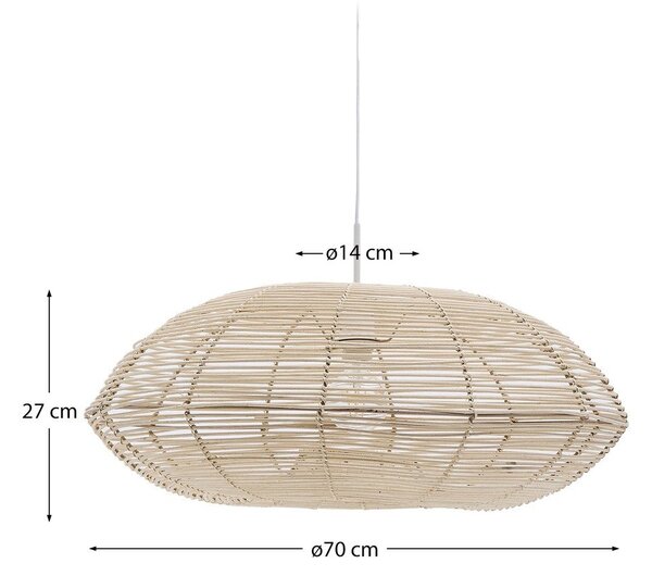 Rattanowy abażur ø 70 cm Flaro – Kave Home