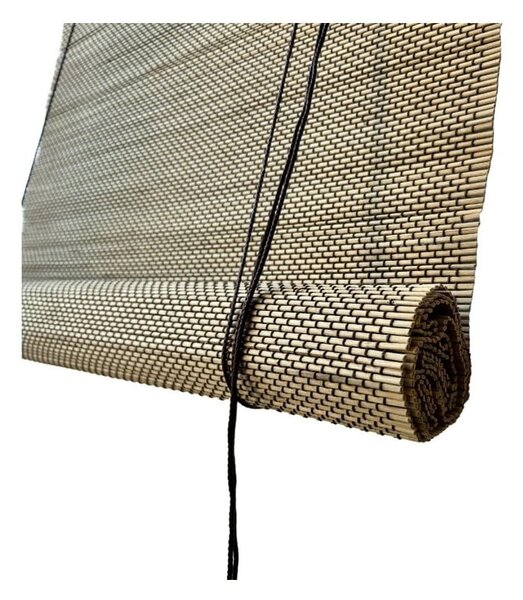 Bambusowa roleta w naturalnym kolorze 100x160 cm Lyra – Gardinia