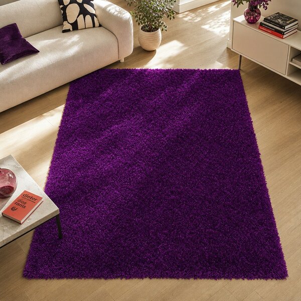 Fioletowy dywan Universal Aqua Liso, 57x110 cm