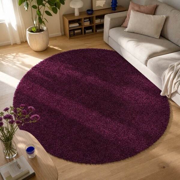 Fioletowy dywan Universal Aqua Liso, Ø 100 cm