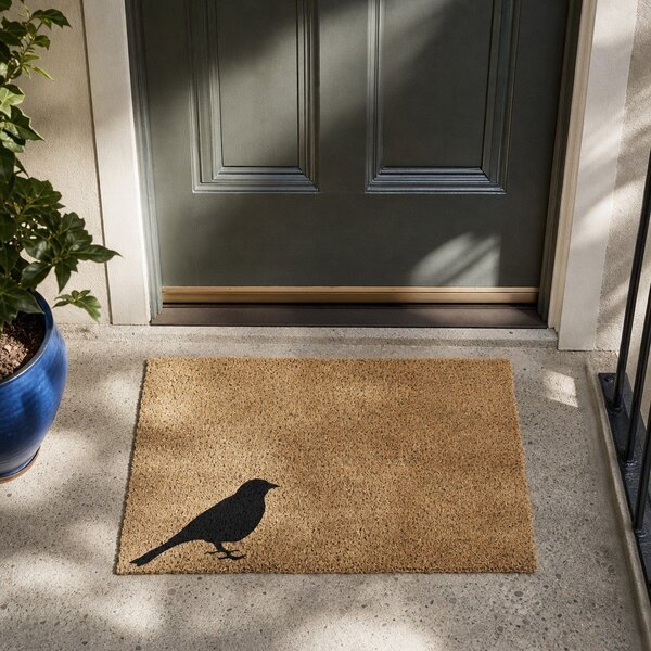 Wycieraczka z włókna kokosowego 40x60 cm Bird – Artsy Doormats