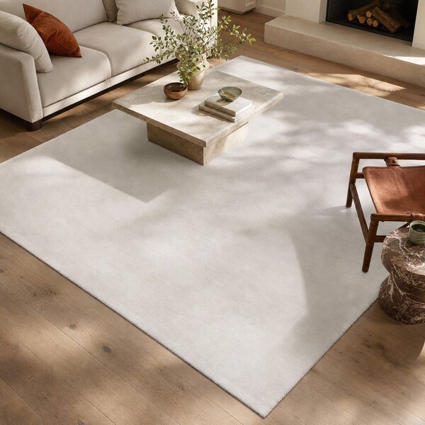 Biały dywan Universal Fox Liso, 80x150 cm