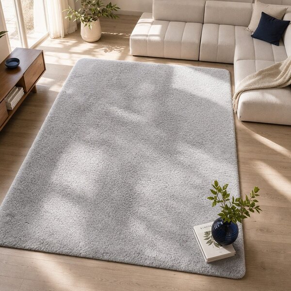 Szary dywan Universal Alpaca Liso, 60x100 cm