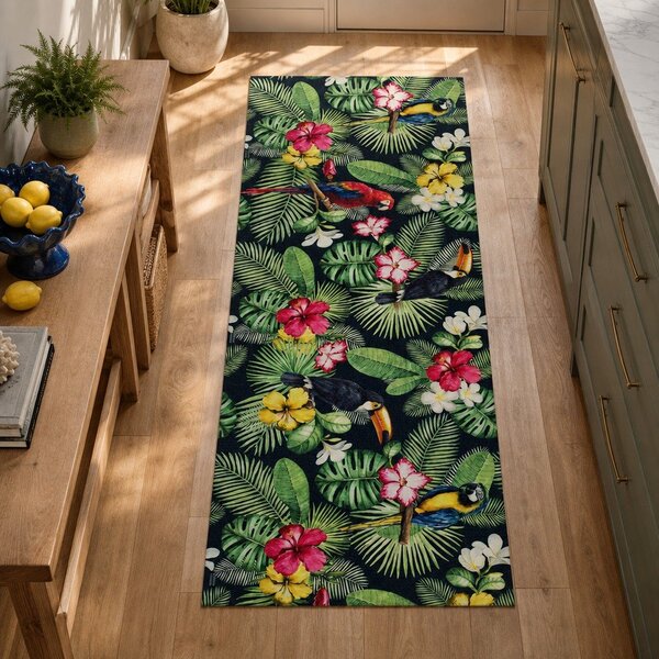Zielony chodnik 52x200 cm Sprinty Tropical – Universal