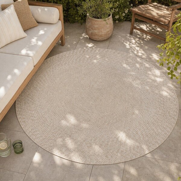 Beżowy dywan House Nordic Menorca, ø 120 cm