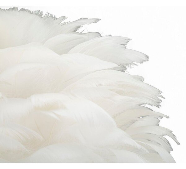 Lampa stołowa w biało-złotym kolorze (wysokość 50 cm) Ball Feather – Mauro Ferretti