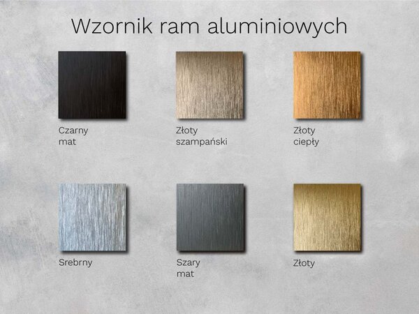 Lustro LED w ramie do łazienki M3
