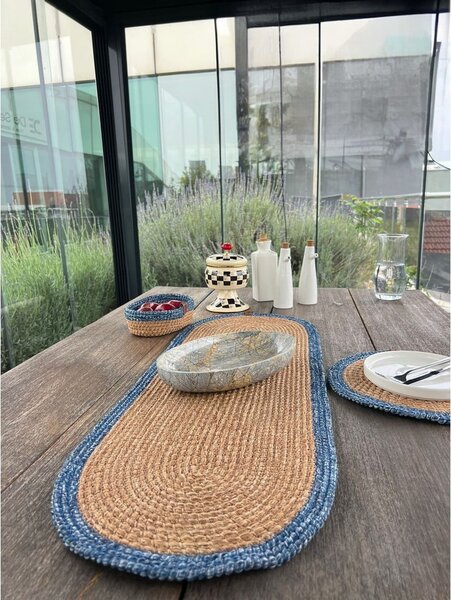 Bieżnik z juty 35x100 cm Wicker – Mila Home Luxury