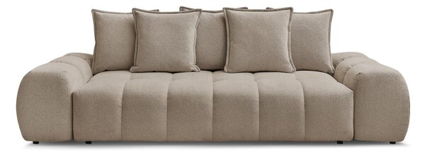 Szarobrązowa sofa z tkaniny szenilowej 278 cm Everest – Bobochic Paris