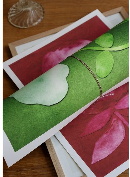 Plakat 50x70 cm Peas in Bloom – Anna Ravn Bjørn – The Poster Club