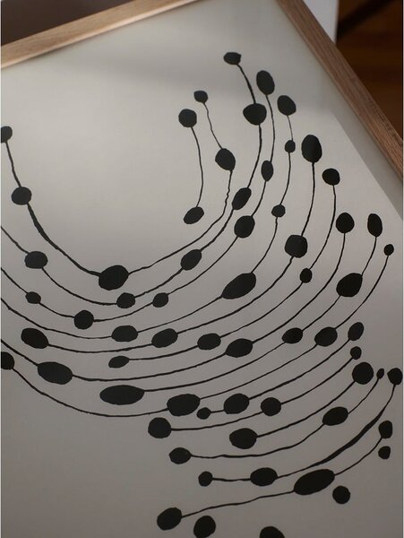 Plakat 30x40 cm Dancing Dots – Leise Dich Abrahamsen – The Poster Club