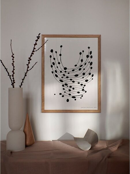 Plakat 30x40 cm Dancing Dots – Leise Dich Abrahamsen – The Poster Club